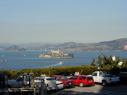 Alcatraz from Coit Tower lookout<br>Location: <a href="https://www.google.com/maps/search/?api=1&query=37.80291,-122.40601" target="_new">Coit Tower car park</a>